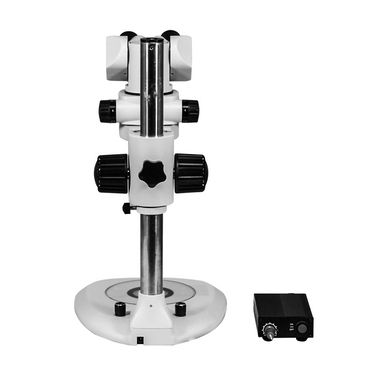 3.44X/6.25X/10.94X/18.75X/34.38X LED Light LED Coaxial Reflection Light Post Stand LED Dual Illuminated Light  Binocular Parallel Multiple Power Operation Stereo Microscope SM51030221