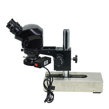 7-50X ESD Safe Gliding Base Stand Fluorescence Light ESD Binocular Zoom Stereo Microscope SZ02090222