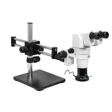 8-80X LED Light Dual Arm Stand Binocular Parallel Zoom Stereo Microscope PZ02050128