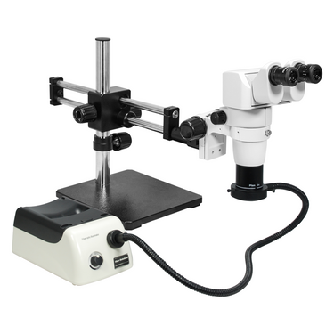 8-80X Halogen Light Dual Arm Stand Binocular Parallel Zoom Stereo Microscope PZ02050144
