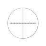 16mm/160 Div  X-Axis Cross Hair Scale Reticle ( Dia. 19mm), SKU RT20103111, three quarter front view