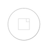 Concentric Reticle ( Dia. 20mm), SKU RT20111123, three quarter front view