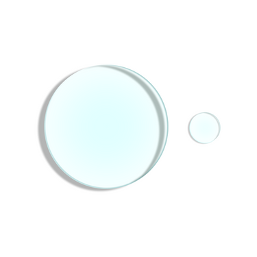 3 Diopter Glass Lens for Magnifying Lamps with 8 Diopter Spot - Lens Only, No Rim