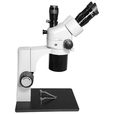 18X-65X Super Widefield Zoom Stereo Microscope, Trinocular, Track Stand