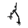 Microscope and Monitor Arm, Clamp Stand, 39mm Focus Rack, SKU ST02071811, three quarter front view