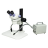 7-30X LED Light Track Stand Binocular Zoom Stereo Microscope, SKU SZ02080045, three quarter front view