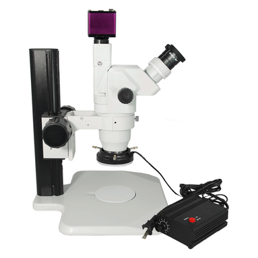 2.0 Megapixels 6.7-45X CMOS LED Light Focus stacking function Track Stand Trinocular Zoom Stereo Microscope SZ02020036