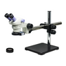 3.5-30X LED Light Boom Stand Binocular Zoom Stereo Microscope, SKU SZ02080423, three quarter front view