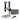 0.58-7X 8 Megapixels CMOS Post Stand LED Dual Illuminated Light  Video Zoom Microscope, SKU MZ02130112, three quarter front view