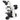 50-1000X Halogen Transmitted/Reflection Light Trinocular Transmitted/Reflection Polarizing Microscope, SKU Nexcope-NP900TRF-Trinocular, three quarter front view