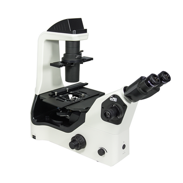 40-400X LED Coaxial Transmitted Light Inverted XY Stage Travel Distance 128x80mm Trinocular Inverted Phase Contrast Microscope Nexcope-NIB610-Trinocular