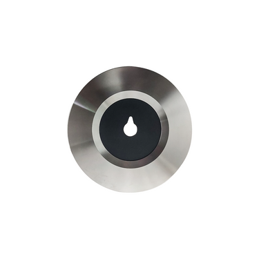 Microscope Stage Insert Plate, Metal Dia. 110mm for Metallurgical Microscopes, Silver