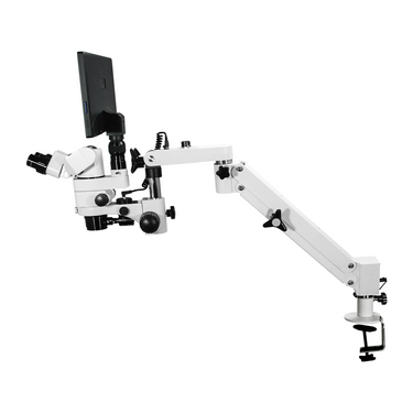 2.0 Megapixels 3.44X/6.25X/10.94X/18.75X/34.38X CMOS LED Light LED Coaxial Reflection Light Pneumatic Arm Trinocular Parallel Multiple Power Operation Stereo Microscope SM51030132