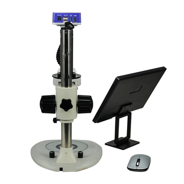 0.7-4.5X 8 Megapixels CMOS Post Stand LED Dual Illuminated Light  Video Zoom Microscope MZ02120112