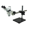 6.7-45X Boom Stand Trinocular Zoom Stereo Microscope, SKU SZ02020437, three quarter front view