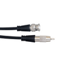BNC to RCA Cable, BNC Male to RCA Male (1.5 meter, 5 feet), SKU EC02515201, three quarter front view