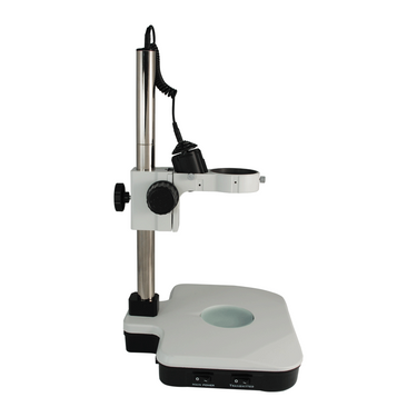Microscope Post Stand, 83mm Coarse Focus Rack, Top and Bottom Halogen Light