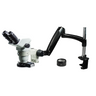 3.35-45X LED Light Pneumatic Arm Binocular Zoom Stereo Microscope, SKU SZ02060783, three quarter front view