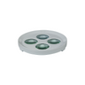 Multi-Diopter 6-inch Glass Lens Replacement for LED Magnifying Lamp (8D, 10D, 12D & 15D), SKU MG16304294, three quarter front view