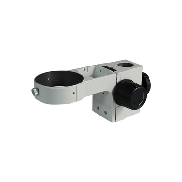 85mm E-Arm, Microscope Coarse Focus Block, 32mm Post Hole, SKU SA02041104, three quarter front view