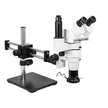 8-80X LED Light Dual Arm Stand Trinocular Parallel Zoom Stereo Microscope PZ02050135