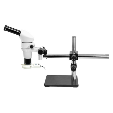 8-50X Boom Stand Fluorescence Light Binocular Parallel Zoom Stereo Microscope PZ02040122