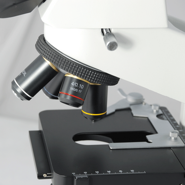 Achromatic Microscope Objective Lens Set (Oil Spring) 4X 10X 40X 100X with Black Finish BM05073011