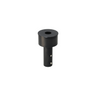 Fiber Optic Cable Adapter for Microscope Light Source to Microscope Stand Illumination Base, SKU SA02082101, three quarter front view