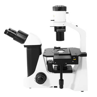 100X-400X Inverted Biological Compound Laboratory Microscope, Binocular, Halogen Light, Phase Contrast Objective