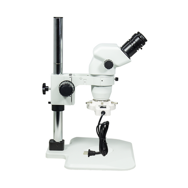 6.7-45X Post Stand Fluorescence Light Binocular Zoom Stereo Microscope SZ02060225