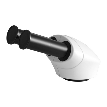 Stereo Microscope Eyepiece Body Tube, Binocular, Infinite, Eyetube Angle 20 Degrees,, SKU PZ04012121, three quarter front view