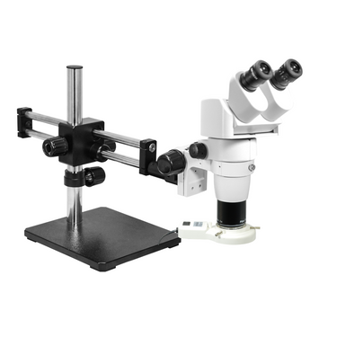 8-80X Dual Arm Stand Fluorescence Light Binocular Parallel Zoom Stereo Microscope PZ02050127
