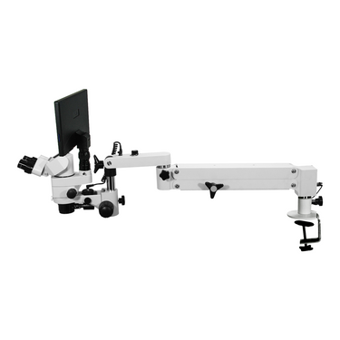 2.0 Megapixels 3.44X/6.25X/10.94X/18.75X/34.38X CMOS LED Light LED Coaxial Reflection Light Pneumatic Arm Trinocular Parallel Multiple Power Operation Stereo Microscope SM51030132