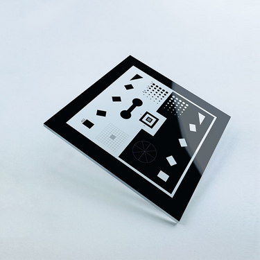 10x10mm/10x10 Net Grid,2x2mm/20x20 Net Grid Manufacturing Precision ±0.5μm Glass Multi-Pattern Calibration Target (64x64mm) CT20040103