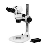 3.44X/6.25X/10.94X/18.75X/34.38X LED Light LED Coaxial Reflection Light Post Stand LED Dual Illuminated Light  Binocular Parallel Multiple Power Operation Stereo Microscope, SKU SM51030221, three quarter front view