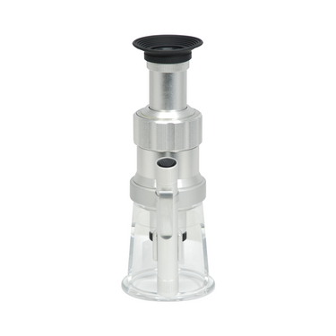 20X LED Portable Shop Field Inspection Measuring Microscope + Pen Light and Helicoid Focus
