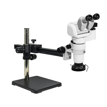 5.0 Megapixels 8-65X CMOS Ball Bearing Boom Stand Polarizing LED Light Trinocular Parallel Zoom Stereo Microscope PZ02140135