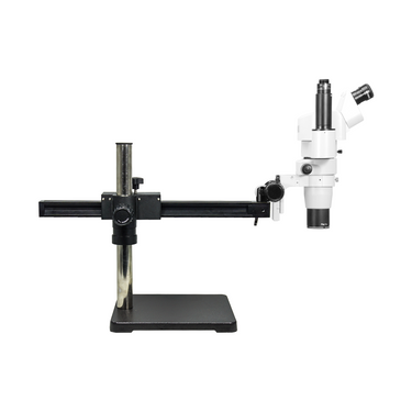 8-65X Ball Bearing Boom Stand Trinocular Parallel Zoom Stereo Microscope PZ02080252