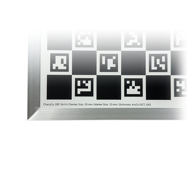 Manufacturing Precision ±10μm Aluminum Alloy Checkerboard Calibration Target compatible with CharuCo (310x210mm 14x9) CT20090301