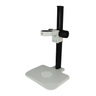 Microscope Track Stand, 83mm Coarse Focus Rack, 520mm Track Length, SKU ST02031303, three quarter front view