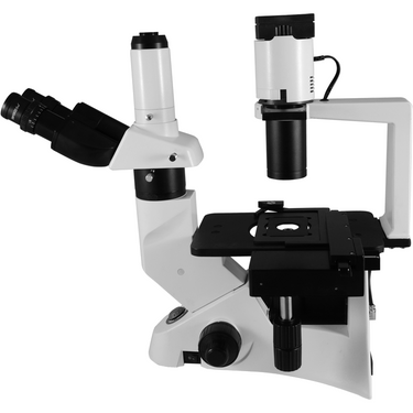 40X-400X Inverted Biological Compound Laboratory Microscope, Trinocular, Halogen Light, Mechanical Stage