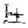 0.58-7X 8 Megapixels CMOS LED Light Ball Bearing Boom Stand Video Zoom Microscope, SKU MZ02130306, three quarter front view