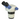 7-30X Zoom Stereo Microscope Head, Binocular, Field of View 20mm, Working Distance 97mm, SKU SZ04011121, three quarter front view