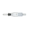 0-1″ Mechanical Micrometer Head Graduation 0.001″ 1" Spherical with Clamp Nut Mechanical Micrometer Head (Thimble Diameter: Dia. 18mm), SKU Mitutoyo-150-812, three quarter front view