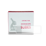 50 Frosted Microscope Slides (White) Glass, SKU SL39101008, three quarter front view
