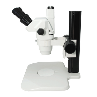 6.5X-45X Super Widefield Zoom Stereo Microscope, Trinocular, Track Stand (Track Length 325mm)