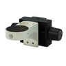 76mm X E-Arm, Microscope Coarse Focus Block, 5/8" Mounting Pin, SKU SA02021202, three quarter front view