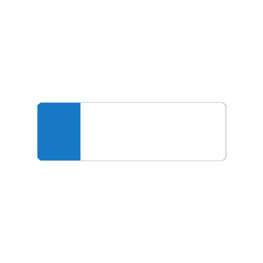 50 Frosted Microscope Slides (Blue) Glass