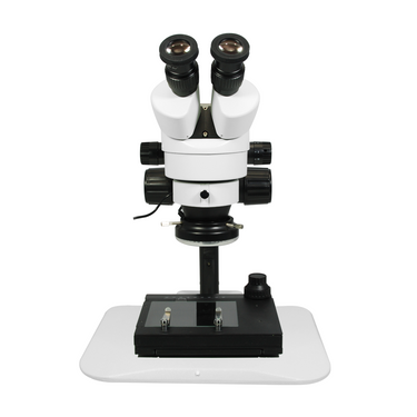 7-45X LED Light Track Stand XY Stage Travel Distance 75x55mm Binocular Zoom Stereo Microscope SZ02010025