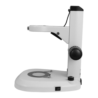 Microscope Track Stand, 76mm Coarse Focus Rack, Top and Bottom LED Light (Dimmable)